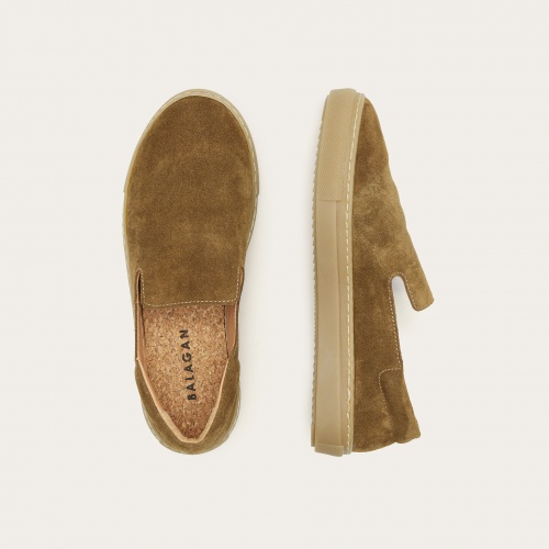 Biluyi Sneakers, moos velvet #